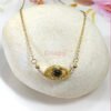 Gold-Tone Protective Evil Eye Pendant Necklace