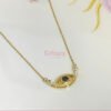 Gold-Tone Protective Evil Eye Pendant Necklace