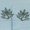 Sparkling Peacock Stud Earring