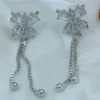 Dazzling Butterfly Drop Earrings