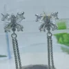 Dazzling Butterfly Drop Earrings