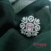 Pink Stone Embellished Silver-Toned Finger Ring