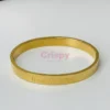 Golden "Jai Shri Ram" Kada Bracelet For Men