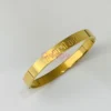 Golden "Jai Shri Ram" Kada Bracelet For Men