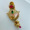 Rajwadi Meenakari Brass Necklace Set with Matching Earrings