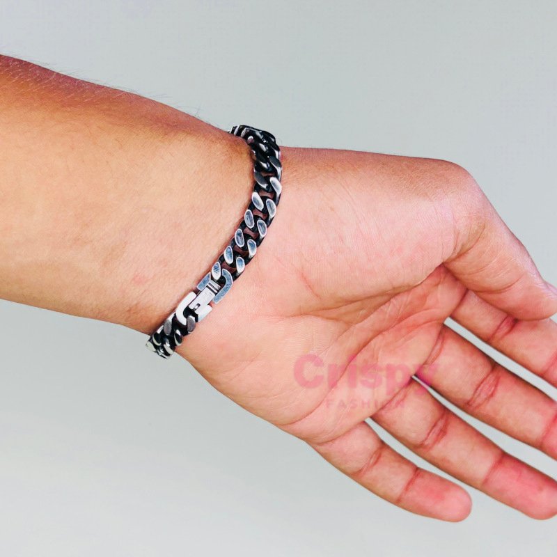 Men's Stainless Steel curb Chain Link Bracelet