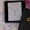Serse Cute Ginkgo Motif Pendant Necklace