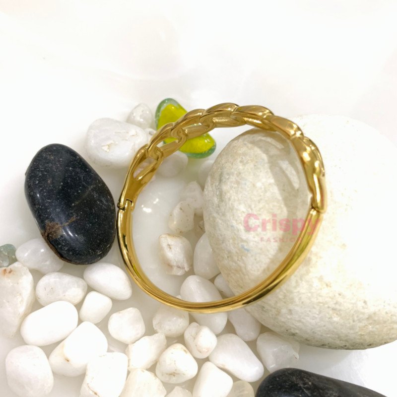 Anti-Tarnish Stainless Steel Chain Link Bracelet for Women