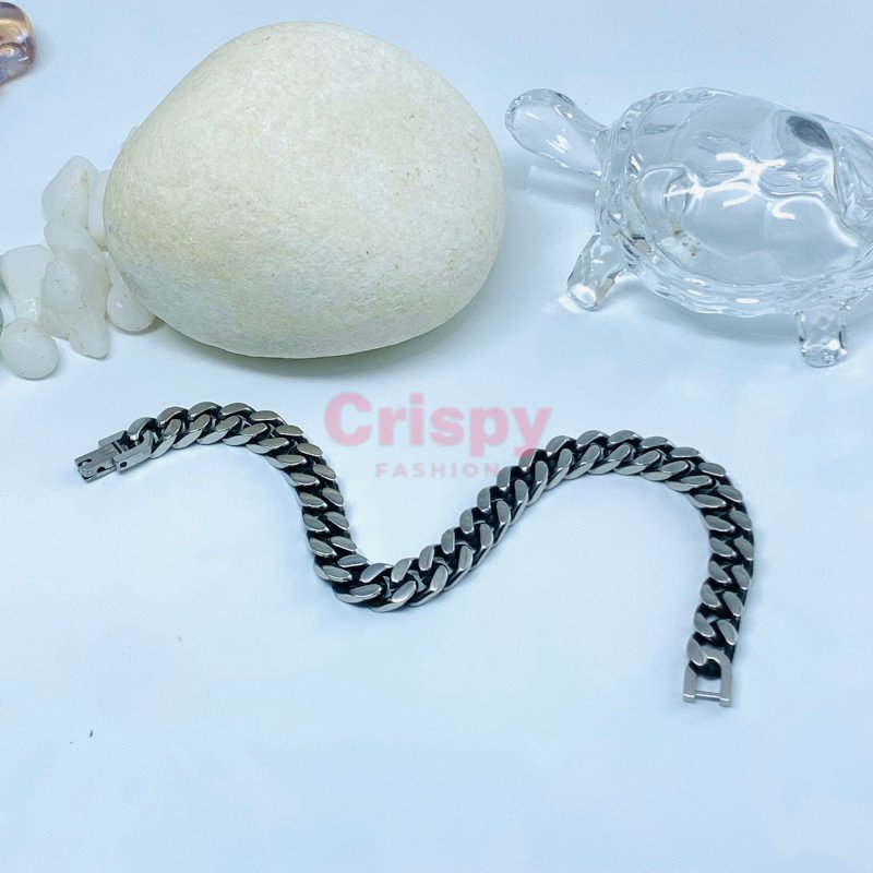 Men's Stainless Steel curb Chain Link Bracelet