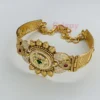 Rajwadi Antique Polished Kundan & Enamel Bracelet For Women