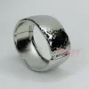 Silver Polished Hammered Cuff Bracelet For Women