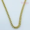 Stylish Golden Polished Franco Chain For Men (22 Inch)