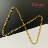 Classic Curb Link Gold Chain For Men ( 22 Inch )