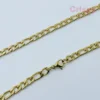 Classic Curb Link Gold Chain For Men ( 22 Inch )