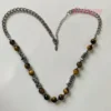 Natural Tiger Eye Chain Necklace For Men (20.5 Inch)