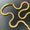 Gold Plated Snake Chain For Men (22 Inch)