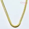 Gold Plated Snake Chain For Men (22 Inch)
