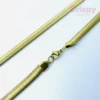 Gold Plated Snake Chain For Men (22 Inch)